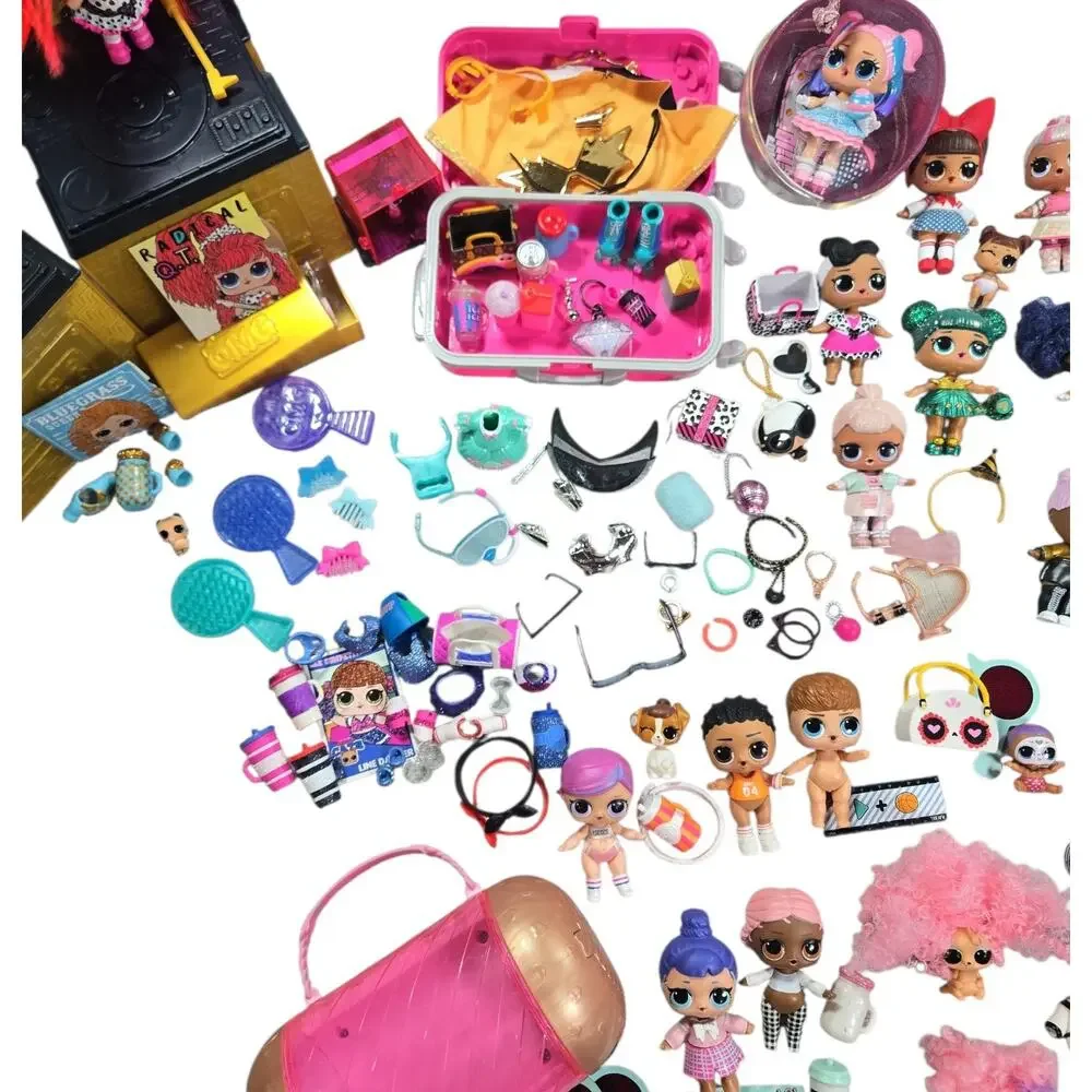 HUGE LOL Surprise Doll Lot 30+ Dolls Pets Lil Sister Accessories Rare HTF Bundle